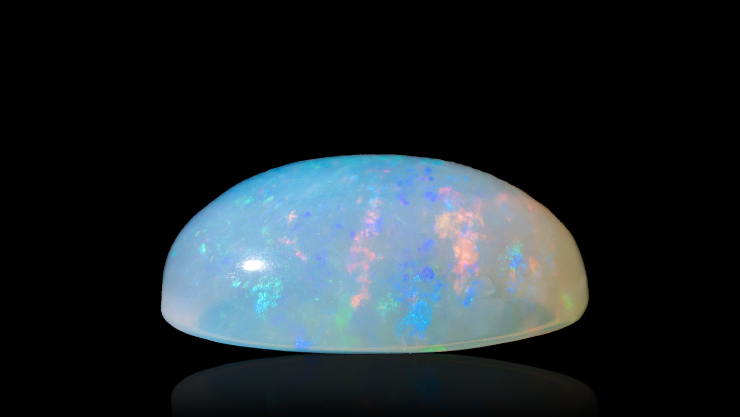 Natural Australian White Fire Opal 3.86 Carats
