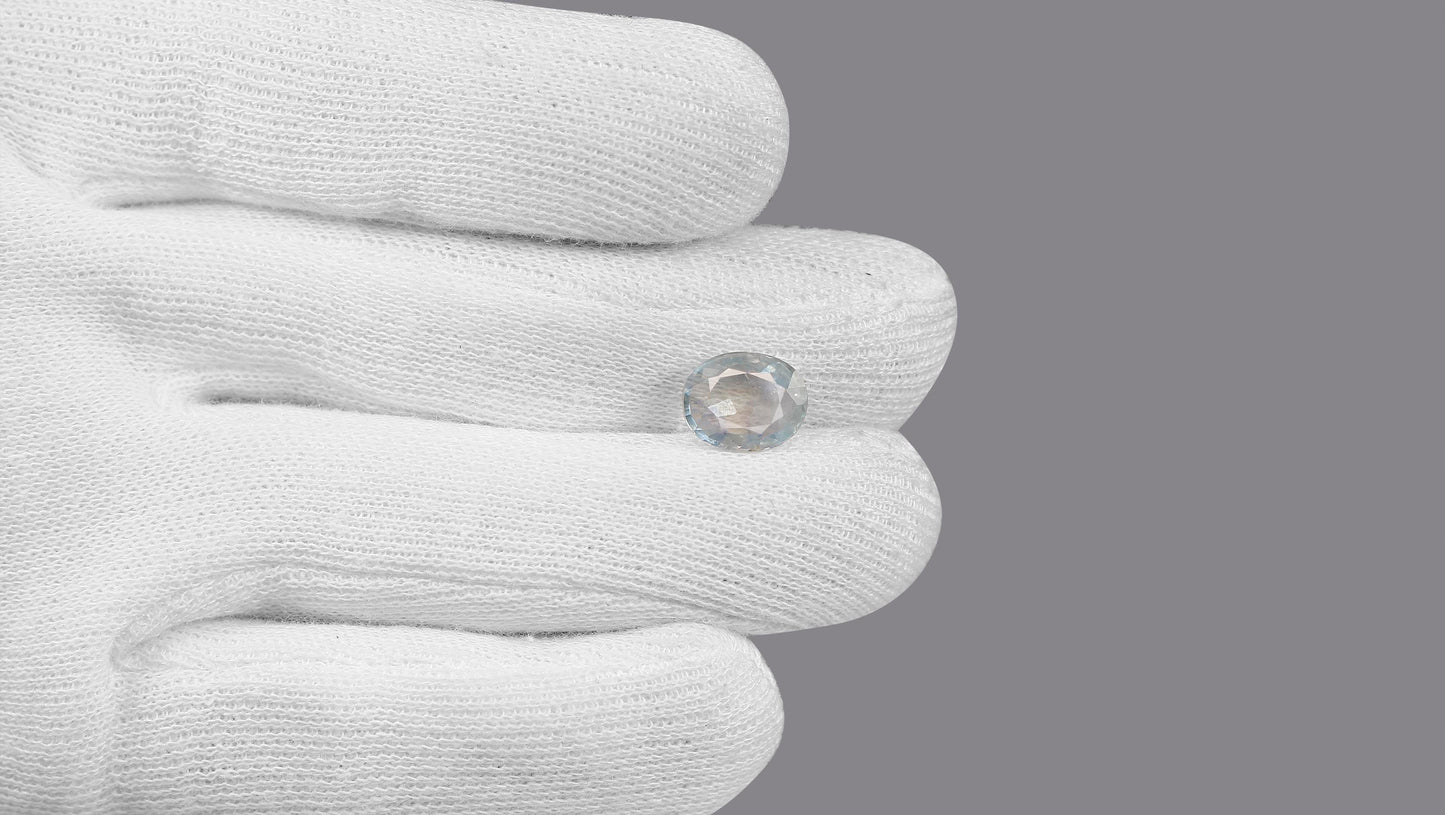 Natural Blue Sapphire (Neelam) 4.96 Carats