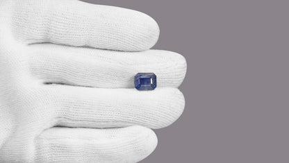 Natural Blue Sapphire (Neelam) 6.41 Carats
