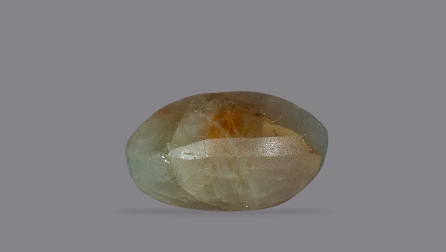 Natural Cat'S Eye (Lehsuniya) 5.90 Carats