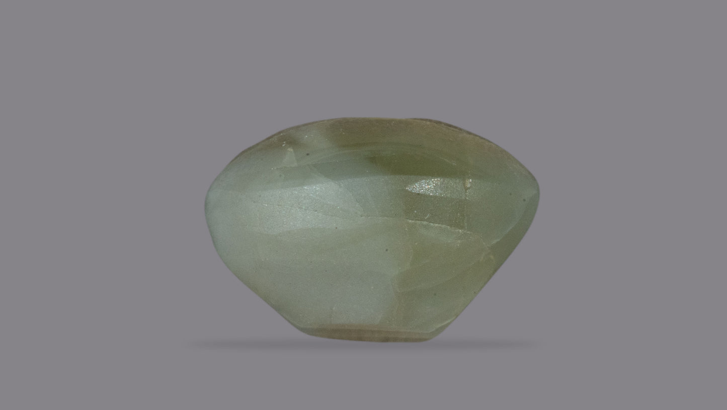 Natural Cat'S Eye (Lehsuniya) 6.74 Carats
