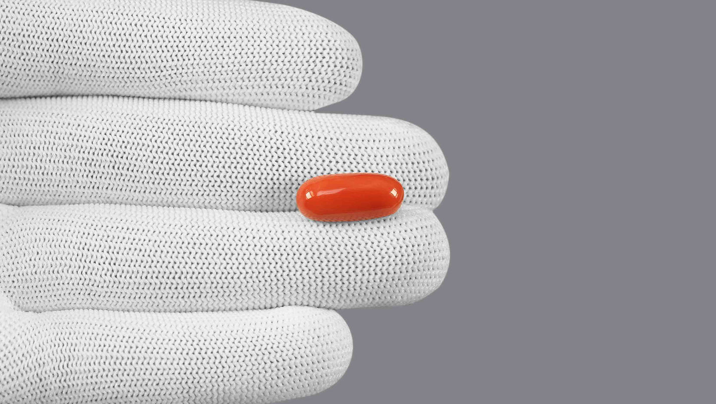 Natural Italian Red Coral (Moonga) 9.72 Carats