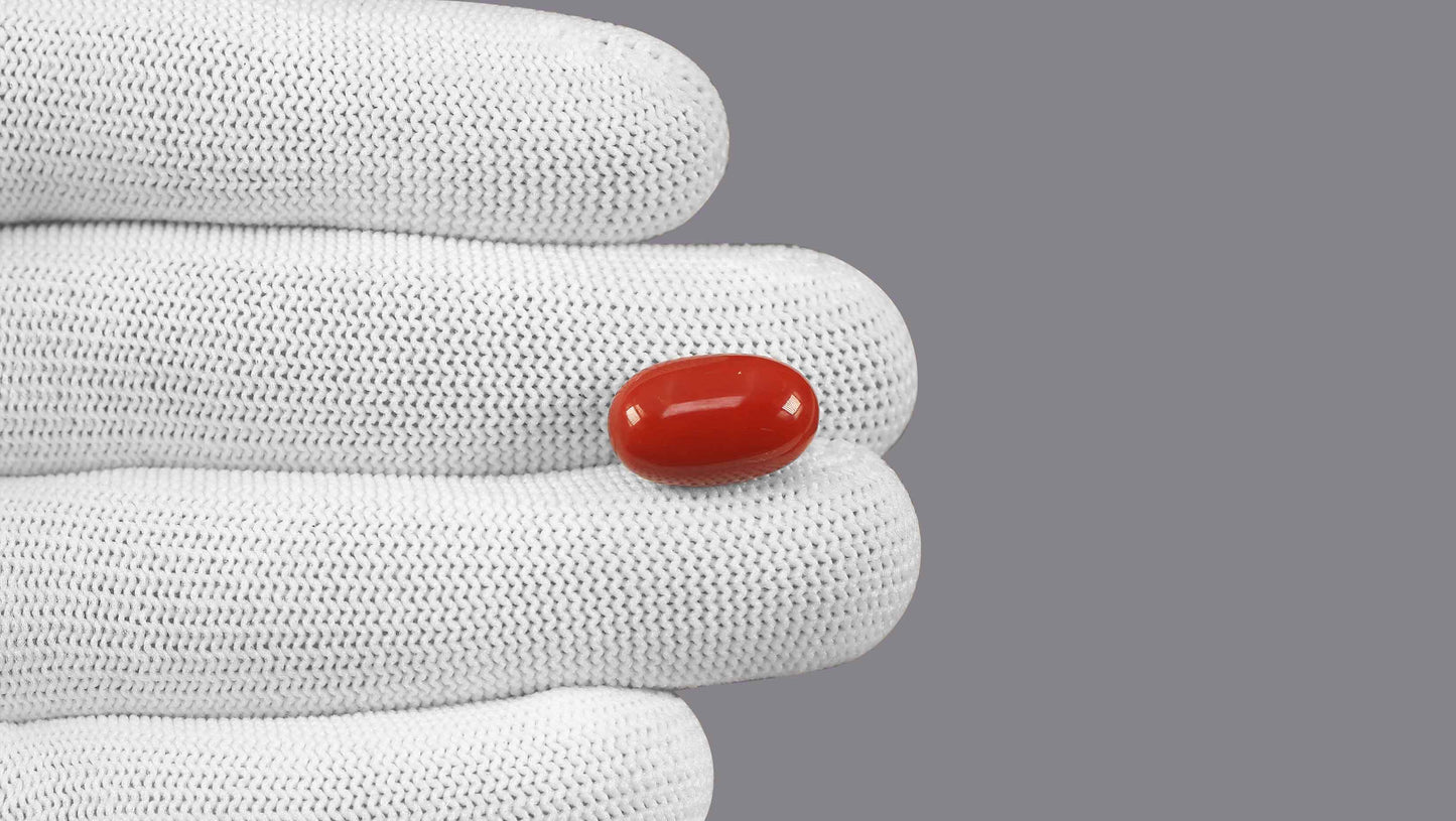 Natural Italian Red Coral (Moonga) 10.46 Carats
