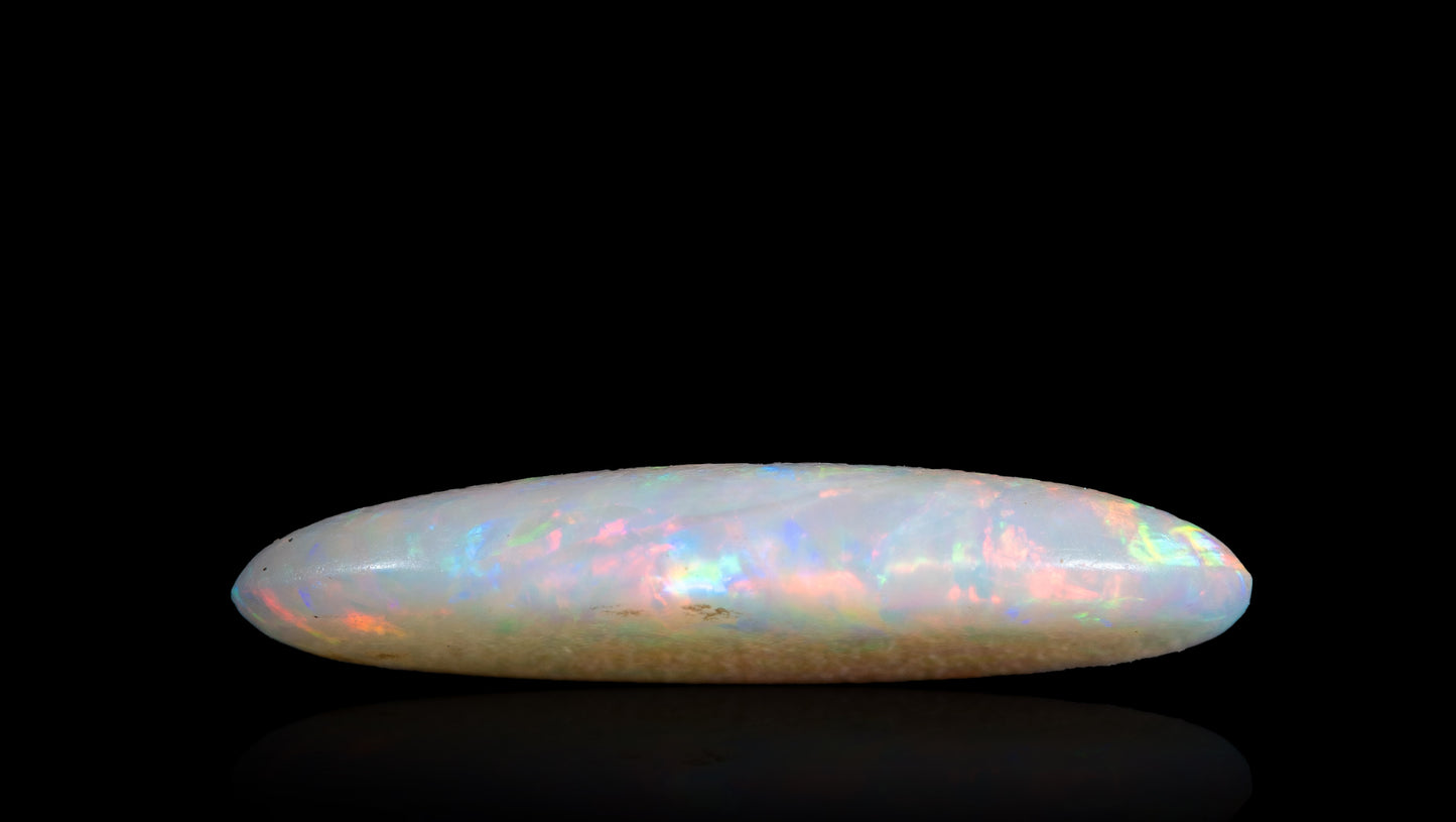 Natural Australian White Fire Opal 3.68 Carats