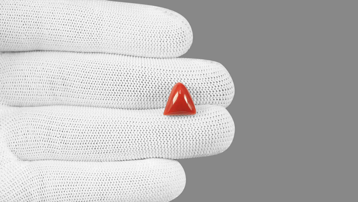 Natural Italian Red Coral (Moonga) 6.01 Carats