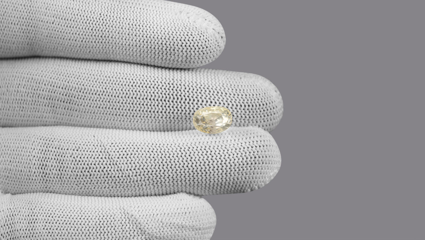 Natural Yellow Sapphire (Pukhraj) 5.49 Carats