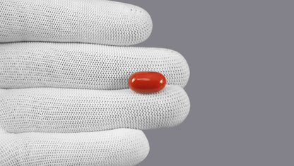 Natural Italian Red Coral (Moonga) 8.02 Carats
