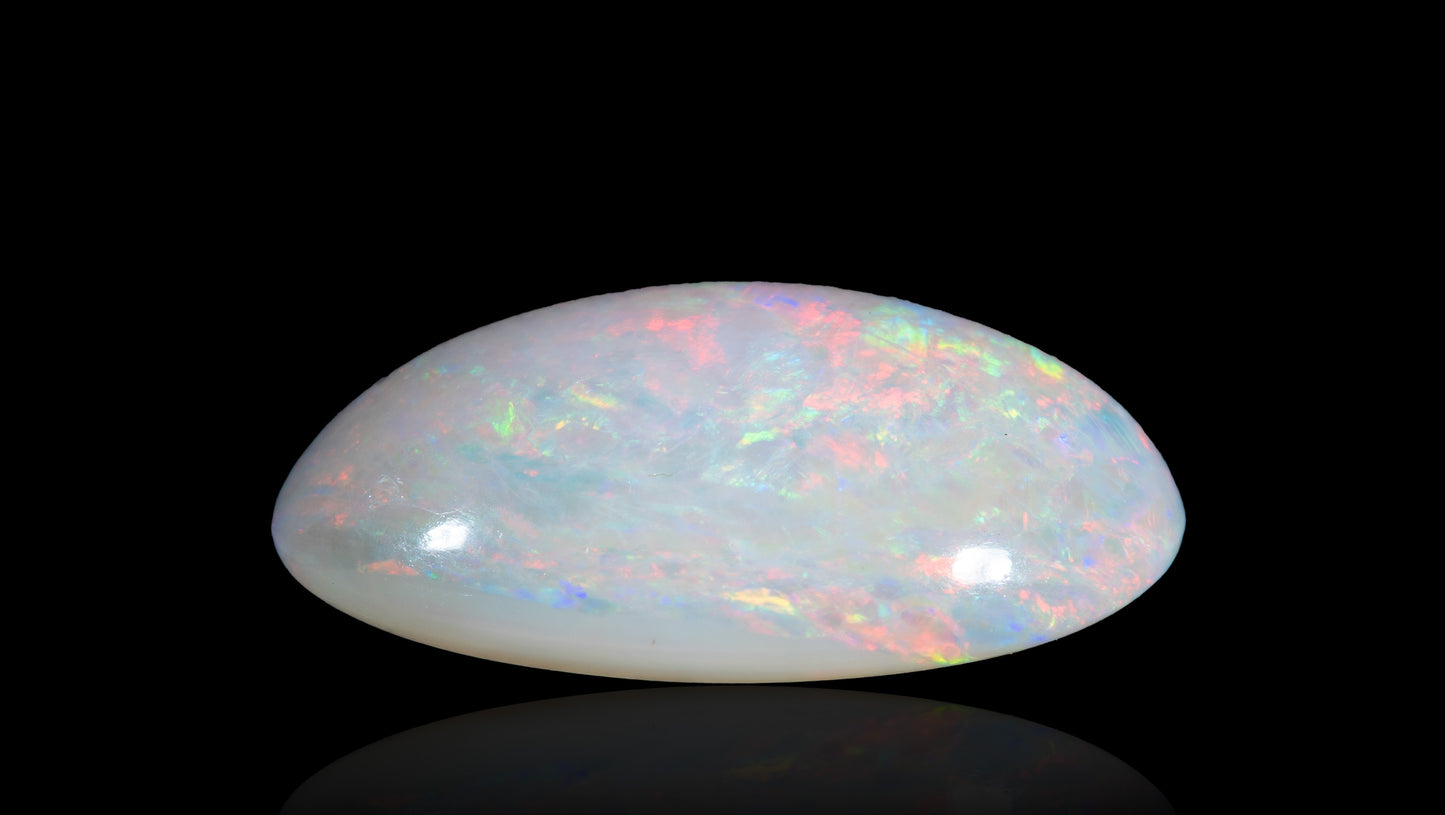 Natural Australian White Fire Opal 6.49 Carats