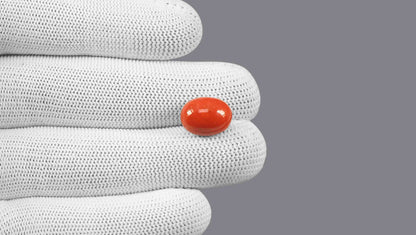 Natural Italian Red Coral (Moonga) 8.40 Carats