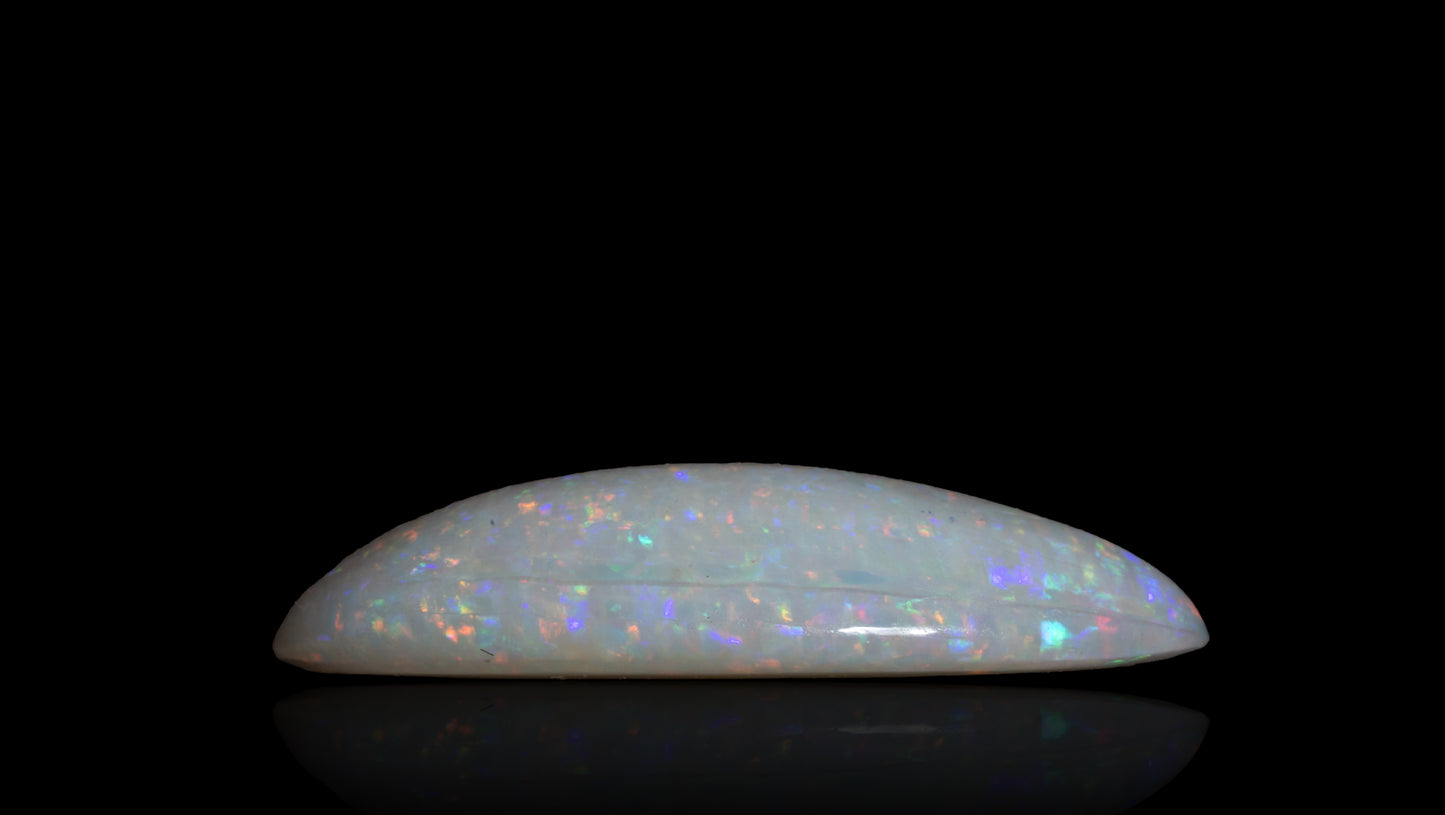 Natural Australian White Fire Opal 3.96 Carats