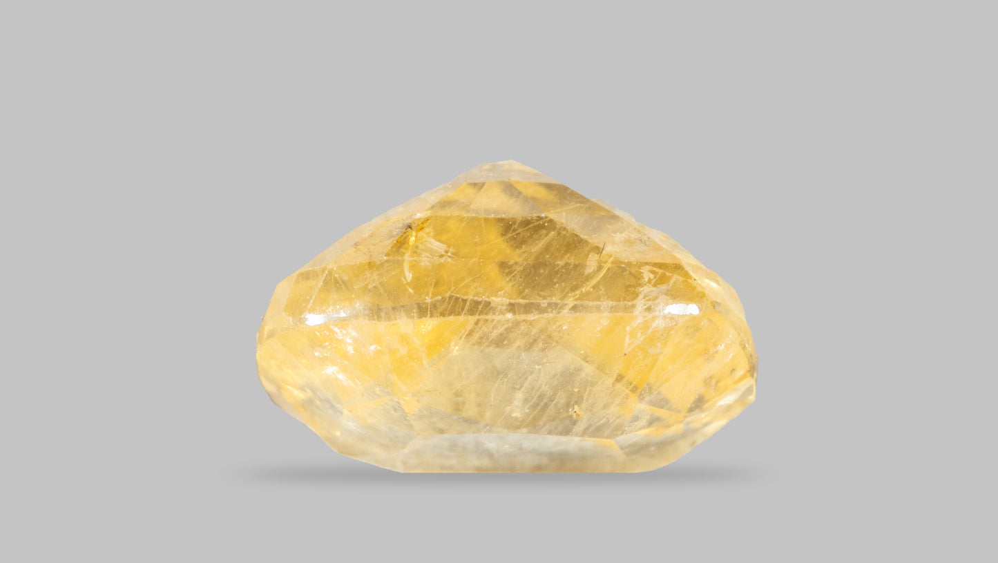 Natural Yellow Sapphire (Pukhraj) 7.35 Carats