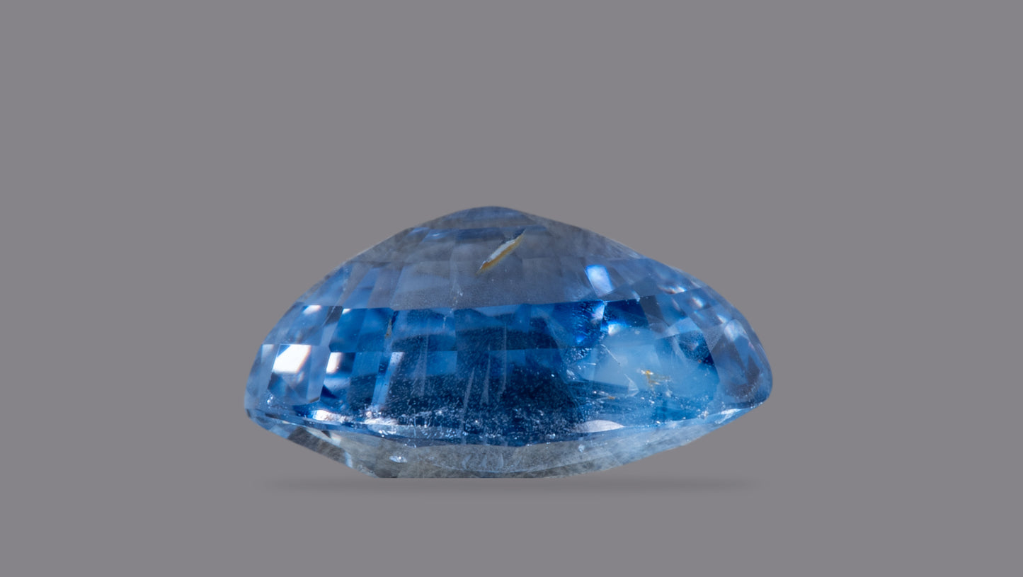 Natural Blue Sapphire (Neelam) 3.53 Carats