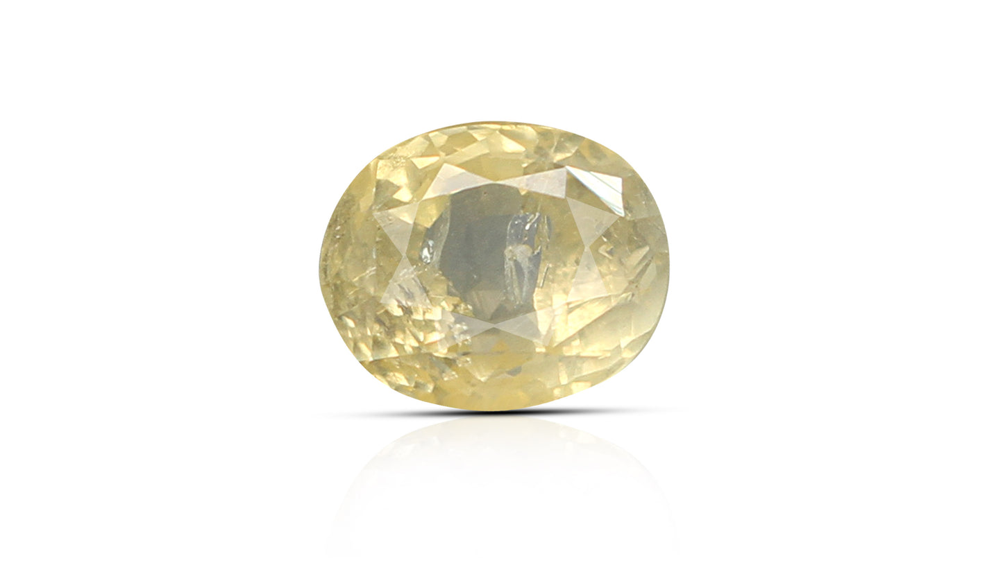 Natural Yellow Sapphire (Pukhraj) 6.78 Carats