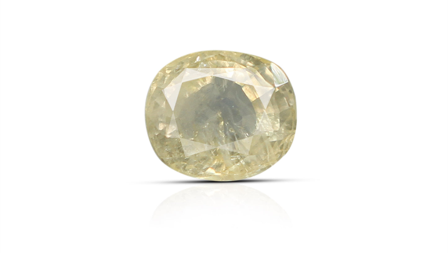 Natural Yellow Sapphire (Pukhraj) 7.61 Carats