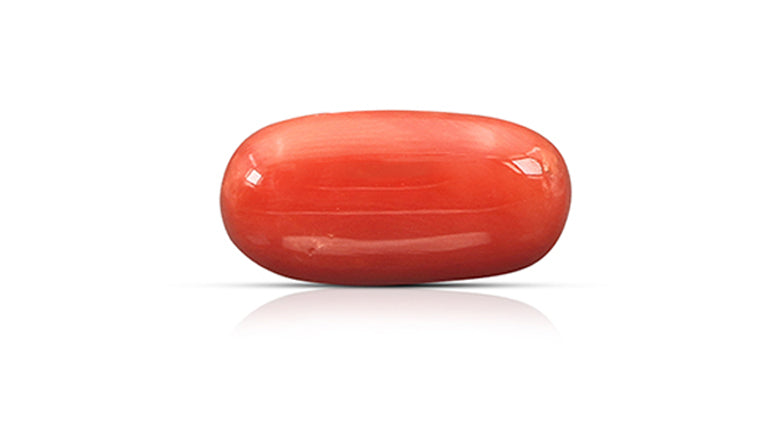 Natural Italian Red Coral (Moonga) 8.64 Carats