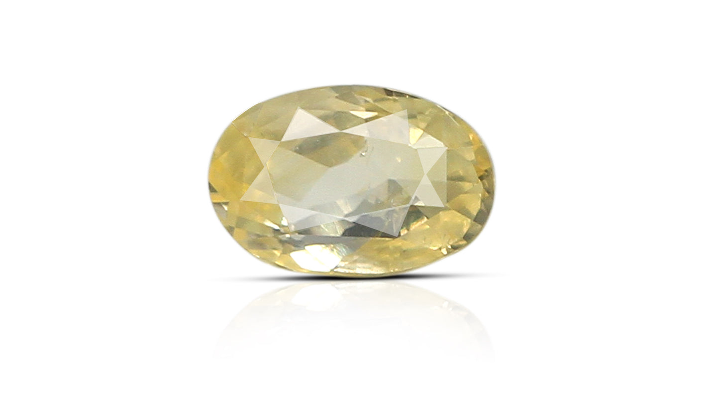 Natural Yellow Sapphire (Pukhraj) 3.91 Carats