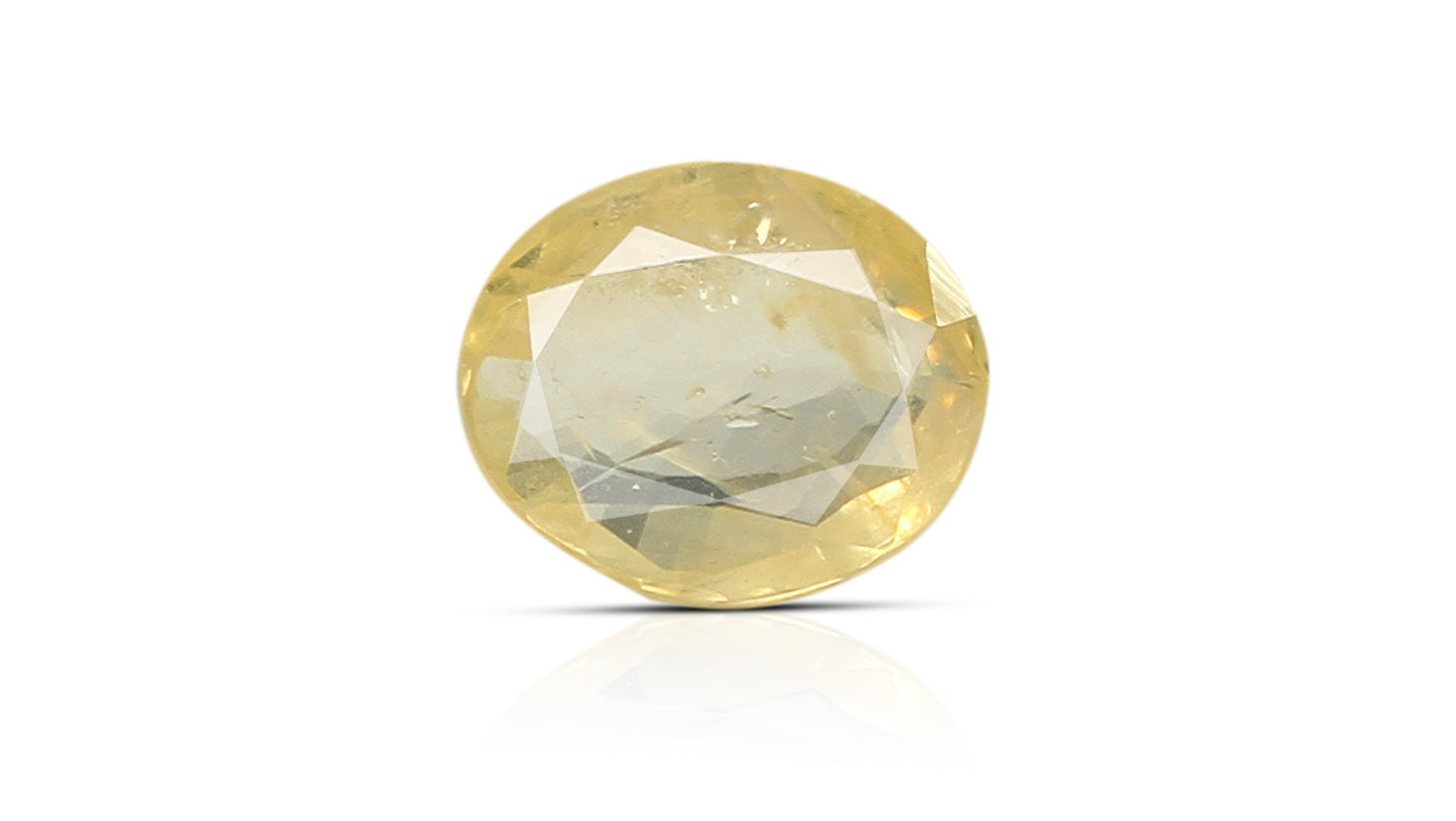 Natural Yellow Sapphire (Pukhraj) 7.31 Carats