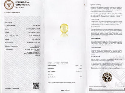 Natural Pitambari 2.65 Carats