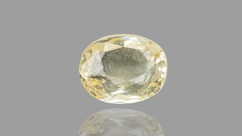 Natural Yellow Sapphire (Pukhraj) 3.38 Carats