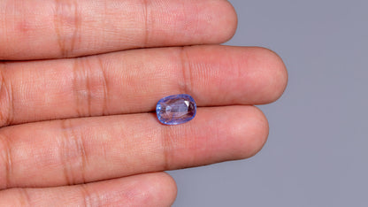 Natural Blue Sapphire (Neelam) 3.47 Carats