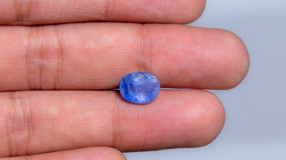 Kashmir  Blue Sapphire (Neelam) 3.34 Carats