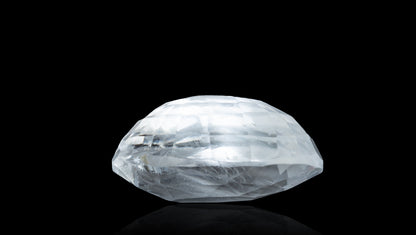 NATURAL WHITE SAPPHIRE 5.20  CARATS