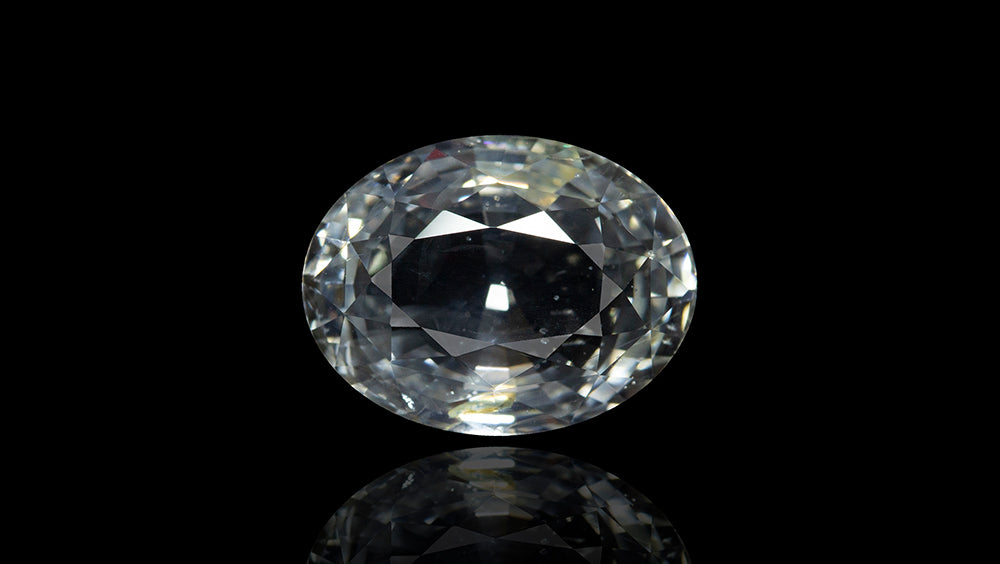 WHITE SAPPHIRE (SRI-LANKS/CEYLONE) -  LUXURY