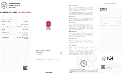 Natural Spinel 3.48 Carats