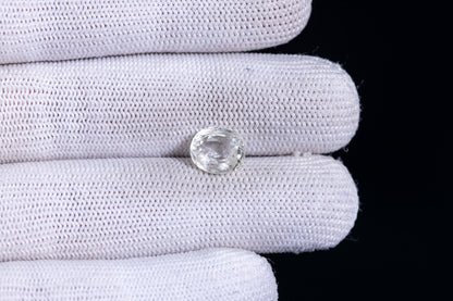 NATURAL WHITE SAPPHIRE 4.83  CARATS