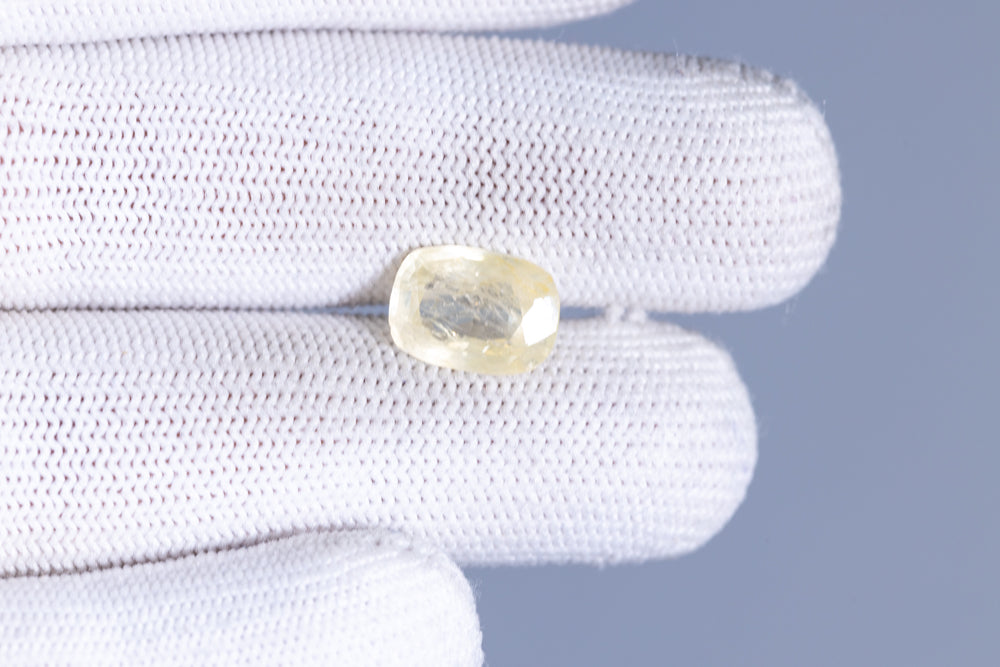 Natural Yellow Sapphire (Pukhraj) 6.02 Carats