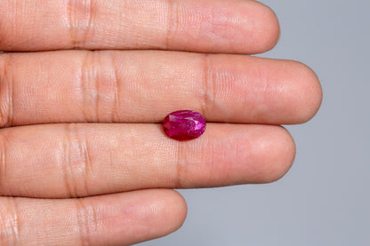Natural Mozambique Ruby (Manik) 3.00 Carats