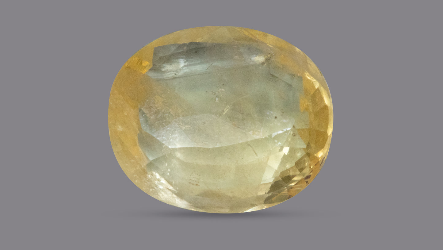 Natural Yellow Sapphire (Pukhraj) 5.43 Carats