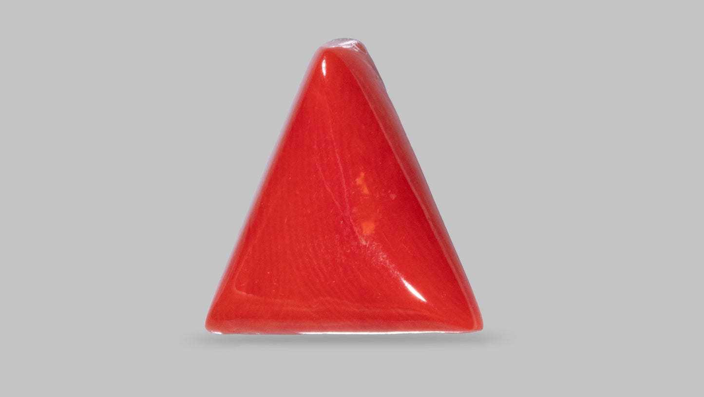 NATURAL RED CORAL (MOONGA) 8.28 CARATS