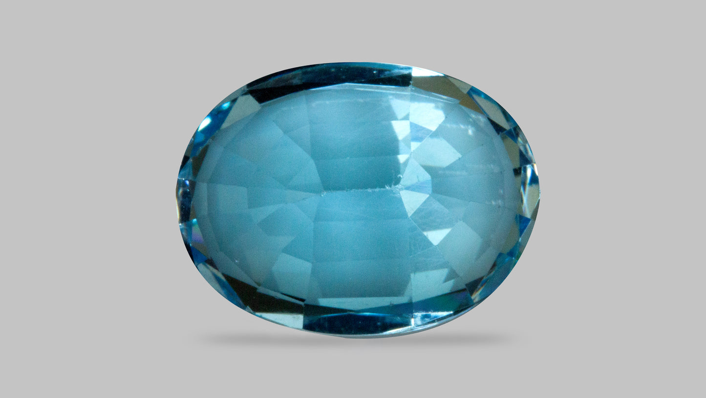 NATURAL BLUE TOPAZ 7.66 CARATS