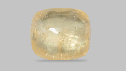 NATURAL YELLOW SAPPHIRE (PUKHRAJ) 10.21 CARATS