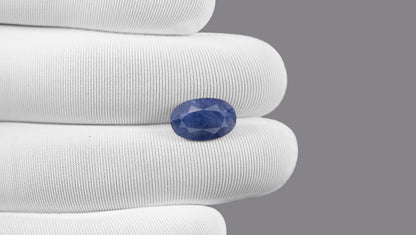 Natural Blue Sapphire (Neelam) 5.89 Carats