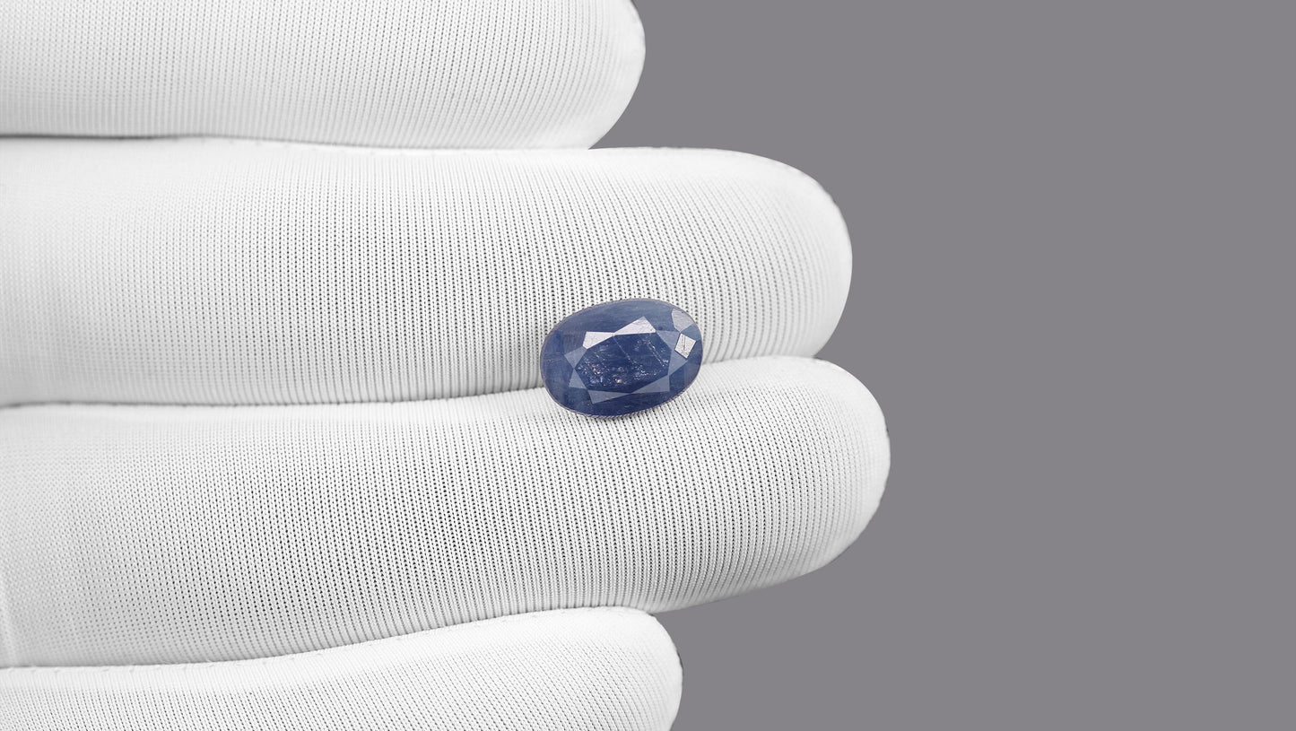 Natural Blue Sapphire (Neelam) 5.70 Carats
