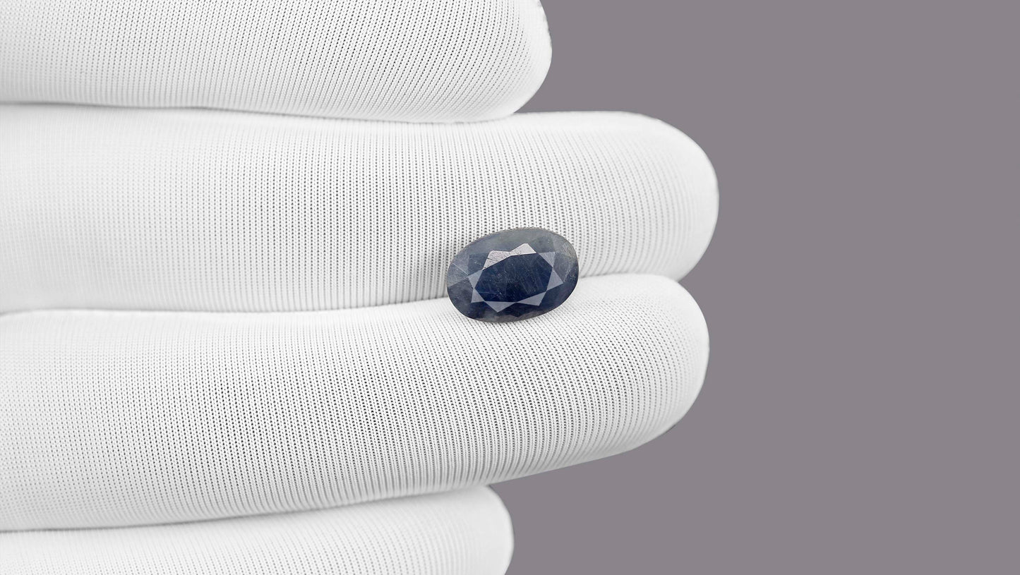 Natural Blue Sapphire (Neelam) 5.54 Carats