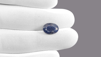 Natural Blue Sapphire (Neelam) 5.47 Carats