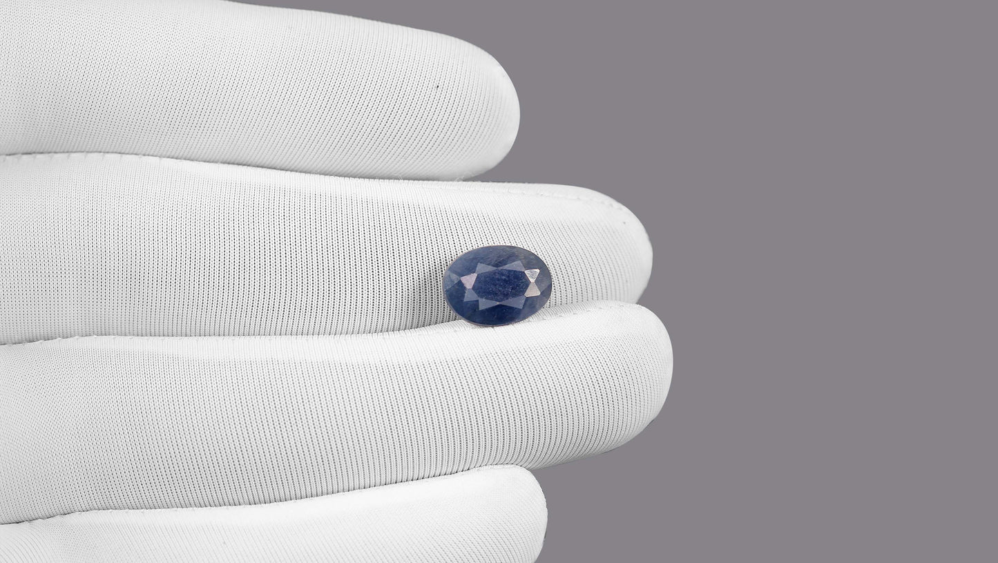 Natural Blue Sapphire (Neelam) 5.44 Carats