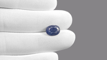 Natural Blue Sapphire (Neelam) 4.95 Carats