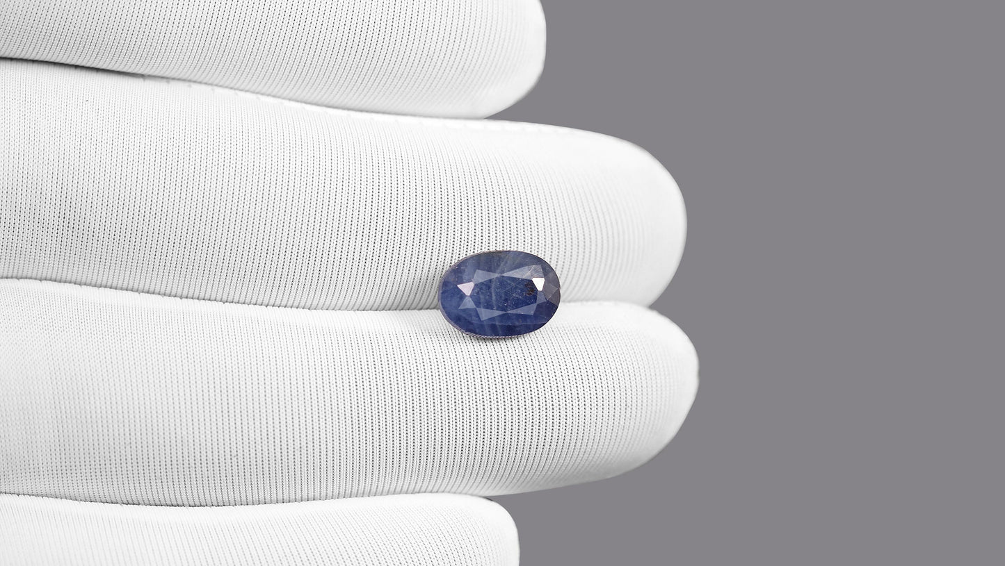 Natural Blue Sapphire (Neelam) 5.13 Carats