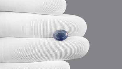 Natural Blue Sapphire (Neelam) 5.07 Carats
