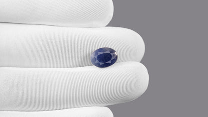 Natural Blue Sapphire (Neelam) 4.89 Carats