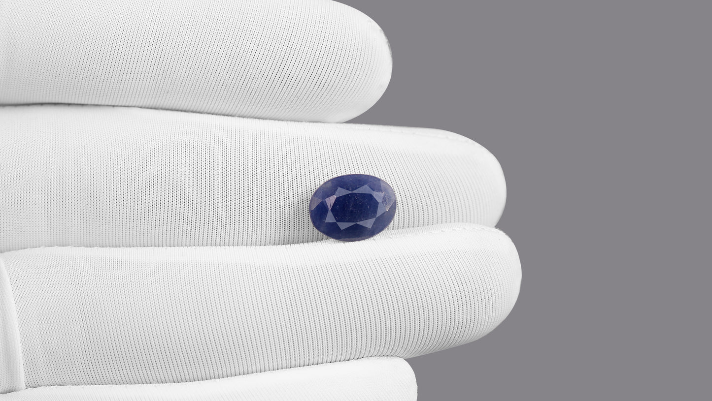 Natural Blue Sapphire (Neelam) 4.63 Carats