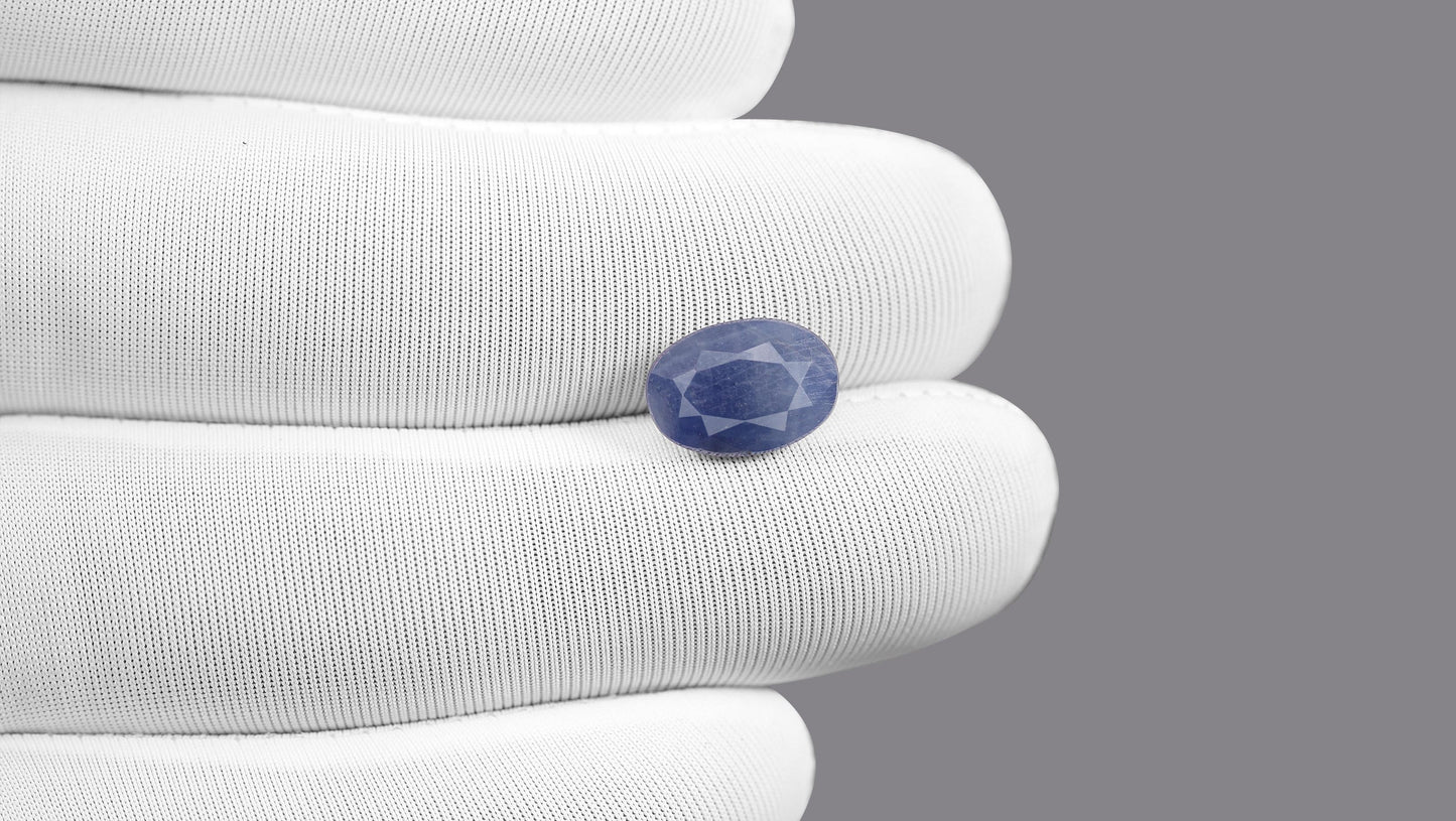 Natural Blue Sapphire (Neelam) 4.73 Carats