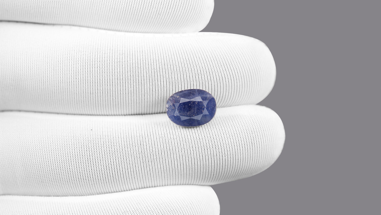 Natural Blue Sapphire (Neelam) 5.42 Carats
