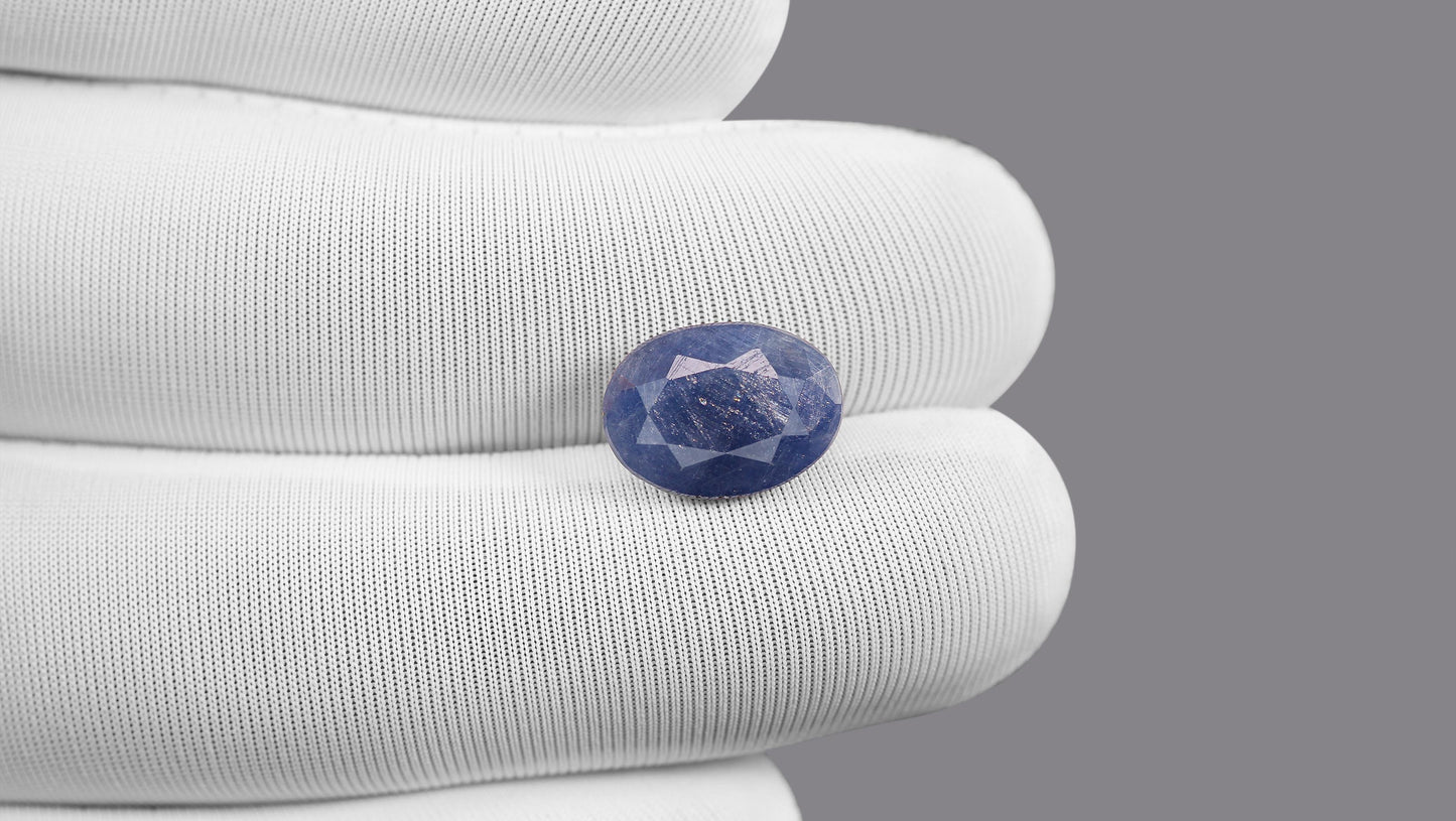 Natural Blue Sapphire (Neelam) 6.54 Carats