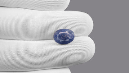 Natural Blue Sapphire (Neelam) 6.54 Carats