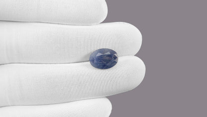 Natural Blue Sapphire (Neelam) 6.79 Carats